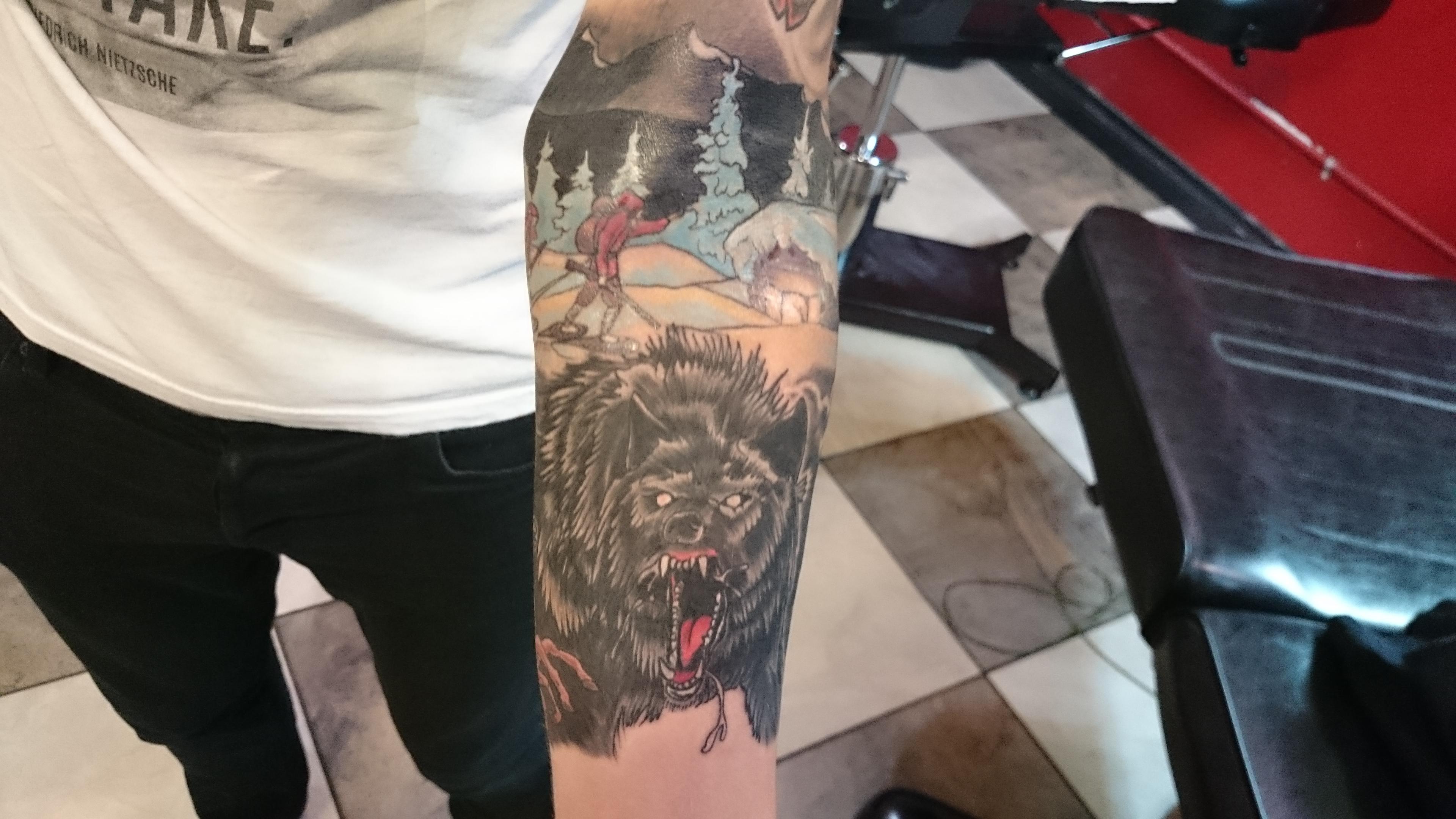 Fenrir cover up after