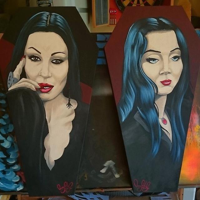 Morticia Addams old and new