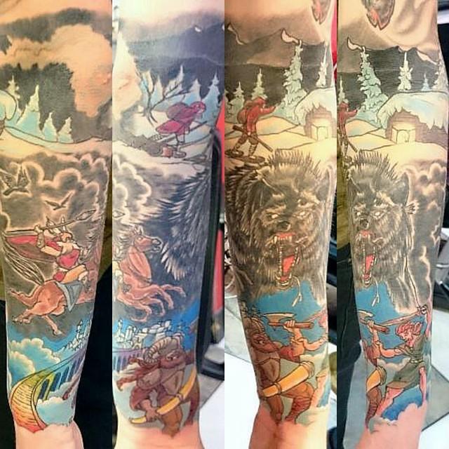 Norse half-sleeve